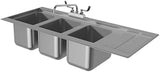 Advance Tabco DBS-43L 48-5/16"W Drop-In Bar Sink