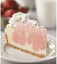 The Dream Factory Wild Strawberries and Cream 10 Inch Cheesecake, 80 Ounce -- 2 per case.
