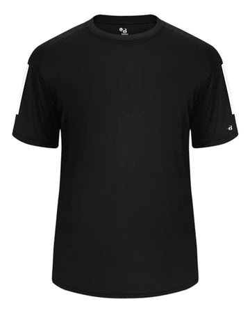 Youth Sideline T-Shirt by Badger – Silver/Graphite, Pack of 2