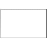 White Labels Rectangular - 2"L x 1 1/4"H 1000 Per Roll by HUBERT – 2*1 1/4 inches, Paper, White, Pack of 1000, Model 18824