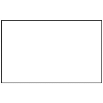 White Labels Rectangular - 2"L x 1 1/4"H 1000 Per Roll by HUBERT – 2*1 1/4 inches, Paper, White, Pack of 1000, Model 18824