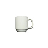 Vista Summit Stackable Mug by Vertex China – 10 ounce, Bone White, Pack of 36, Model SM-V