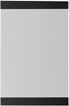 HUBERT Write-On Sign Clear Lexan Cling-It Sign Holder 3 Per Case - 8 1/2 L x 11" H