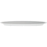 G.E.T. Milano Melamine Platter Oval Shaped in White 22"L x 8"W x 1 1/2"H by GET – Large, Melamine, Salmon, Model OP-2280-W