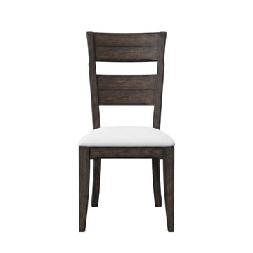 Solid Rubberwood Dining Chair with Elm Veneer Back by Furnifact – Rubberwood, Elm
