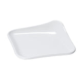 G.E.T. Osslo Collection Square White Melamine Plate - 4" L x 4" W x 1/2" H by G E T ENTERPRISES LLC – Large, Melamine, White, Model 15845380187