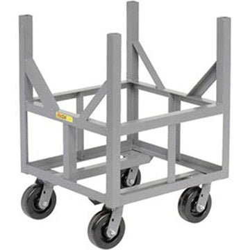 Ergo Bar Cradle Truck by Little Giant – 34"L x 24"W x 34"H, Alloy Steel, Gray, Model ERBST-2424-6PH