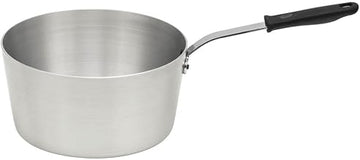 Vollrath Wear-Ever® Classic™ 3 3/4 qt Aluminum Tapered Sauce Pan with Silicone Handle - 8 3/4"Dia x 4 1/2"D