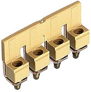 WEIDMULLER WQV 10/4 1055060000, 4POLE, Cross Connector, W-Series, Yellow, PA66