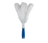 Connect and Clean Microfiber Feather Duster for Household Cleaning and Dusting by UNGER – No Size, Plastic, White, Model 989400