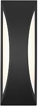 Elegant Lighting Zayn 5" Outdoor Wall Sconce in Black