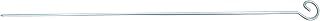Imex The Fox 60635 – Stainless Steel Barbecue Skewer, 350 x 3 mm, Black