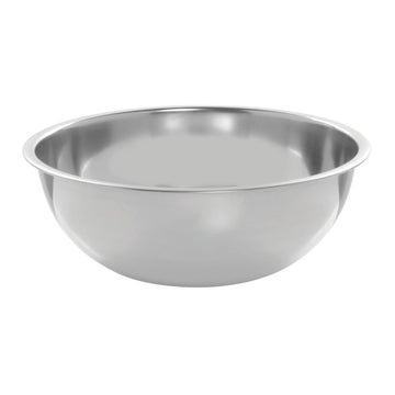 3 qt Mixing Bowl Stainless Steel - 9 16/25" Dia x 3 3/10" H by HUBERT – 3.0 quarts, Stainless Steel, Silver