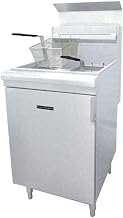 Adcraft BDGF-150/NG Black Diamond Floor-Standing Fryer, 150,000 BTU, Natural Gas