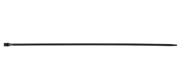 nVent 14 in. Double Lock Cable Ties by Gardner Bender – 100 Pack, Nylon, Uv Black, Model 46-315UVB