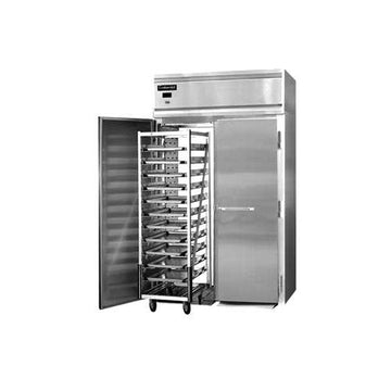 DL2RI-SS-RT Designer Line Two Section Roll-Thru Refrigerator by Continental Refrigerator – Commercial Grade