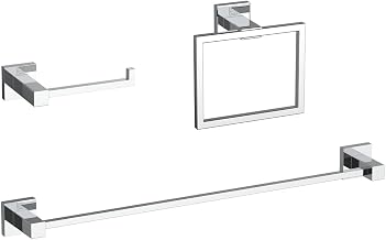 Isla 3Pc Stainless Steel Hardware Set in Chrome