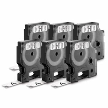 D1 Standard Dymo White Label - Pack of – Pack of 6, Model DYM2025517