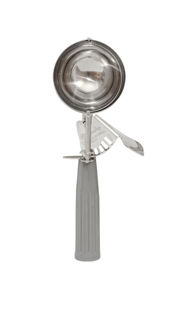 Browne 2 oz Stainless Steel Standard Disher by Browne Foodservice – 2-Ounce, 2.0 ounces, Stainless Steel, Yellow, Model 573320