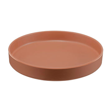 Hudson Terra Cotta Melamine Plate 10" by CAL-MIL – Large, Melamine, Check Images, Model 22017-10-109