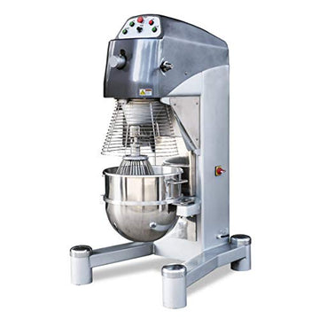 44390 60-QT HEAVY-DUTY BAKING MIXER WITH GUARD AND TIMER by Omcan – 60.0 liters, Stainless Steel