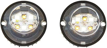 Buyers Products 8891227 LED Bolt-On 25 Ft Hideaway Strobe Light, Work Trucks, Headlight and Tail Light Flasher Kit, 19 Adjustable Flash Patterns for Utility Trucks, 6 LED, Amber