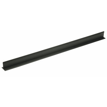 Shelf Divider T Shape Black Plastic - 30" L x 2" H by JET PLASTICS – Plastic, Model D-B-2-30