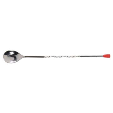 Twisted Bar Spoon Stainless Steel - 11"L by HUBERT – 1 size, Stainless Steel, Silver