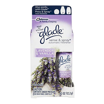 Sense & Spray Refill by Glade – 0.05 Ounce (Pack of 8), Purple, Pack of 8