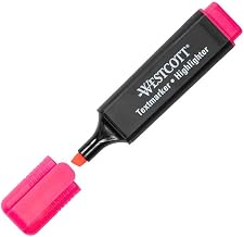 Westcott Highlighter E-743617 00, Line Width 2-5 mm, Pink