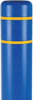 BollardGard 8" x 52" Bollard Cover Blue - Innoplast (Blue Yellow Tape)
