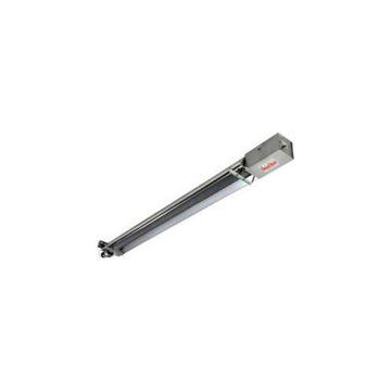 SunStar Propane Heater Infrared Tube 75000 BTU 20L by GUM – 13"W x 6.25"H, Cast Iron Burner / Aluminum Reflectors, Metallic/Silver, Model SIS75-20-L5