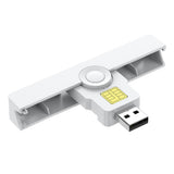 USB-C & USB 2.0 CAC Card Reader by Generic – 5.7 x 2.6 x 1.4cm/2.2 x 1 x 0.55inch, ABS, Model 9ml8vr7nm8nw7pv9D01