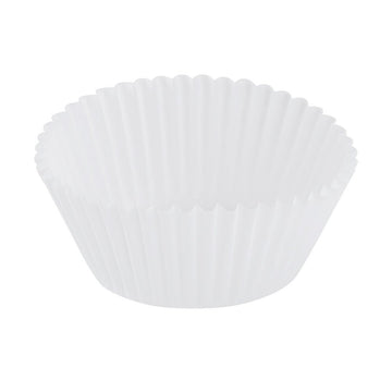 Fluted Baking Cups by Hoffmaster – 4.5" x 2", Paper, White, Model 610032