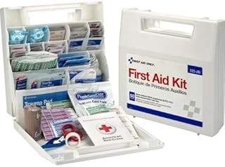 First Aid Only FAO225AN Bulk First Aid Kit, 50 Person, ANSI, 196/Pices, White
