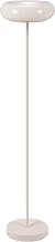 Zuo Munk Floor Lamp Beige, Beige Floor Lamp, Modern Style, Works with dimmer (Dimmer Not Included), PVC, Lighting Floor Lamps, 11.4" W x 11.4" D x 53.5" H