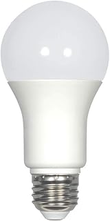 Satco S29834 6-Watt Dimmable A19 LED Light Bulb, 5000K Natural White, 480 Lumens, E26 Medium Base