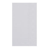 Hoffmaster 180518 Dinner Napkin, Regal Embossed, 2-Ply, 1/8 Fold, 17" Length x 15" Width, Dove Gray (8 Packs of 125)