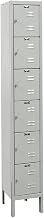 U1288-6PL Premium Locker,12"X18"X78",6 Tier,Gray
