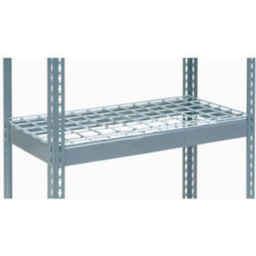Additional Shelf Level Boltless Wire Deck 48"Wx24"D by Global Industrial – 1, Alloy Steel, Grey, Model 717446