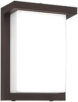 20087LEDMGCS-BL/WHT Sequoia - 12W 1 3CCT LED Dual Voltage Outdoor Wall Mount-8 Inches Tall and 6 Inches Wide