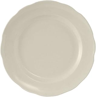 Tuxton China TSC-006 Plate, 6-3/8" Diameter, Round, Scalloped Edge, Microwave and Dishwasher Safe, Oven Proof, Fully Vitrified, Ceramic, Shell, American White/Eggshell, Pack of 36