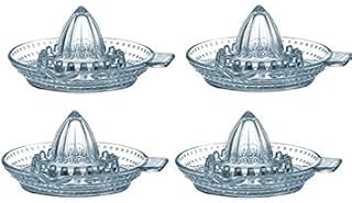 Luminarc 4 X Glass Lemon Squeezer Fruit Squeezer Juicer 12Cm