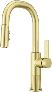 Pfister GT572-MTBG, Montay 1.8 GPM Single Hole Pull Down Bar Faucet, Brushed Gold