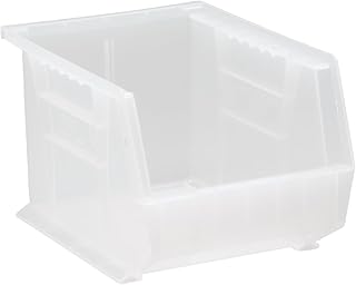 QUANTUM STORAGE SYSTEMS Ultra Hang & Stack BIN Clear 10-3/4in x 8-1/4in x 7in