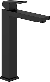 GROHE 236712430 Eurocube Vessel Sink Faucet, 1.2 GPM, Matte Black