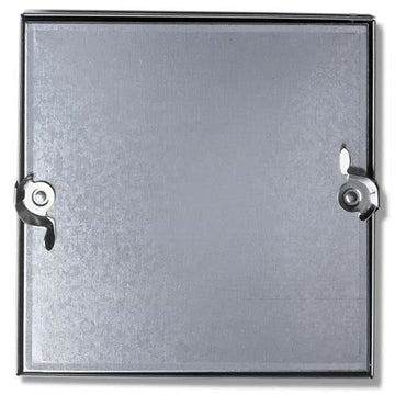 Duct Access Door w/No Hinge by Acudor – 20"L x 20"W x 4"H, Galvanized Steel, Silver, Model CD50801616