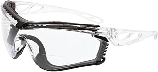 MCR Safety Checklite(R) CL5 Bifocal Safety Glasses, Gray Wraparound Frame, 2.0 Diopter, Gray Lens, Universal - 1 Each