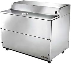 True TMC-58-S-HC Forced Air Milk Cooler Stainless Exterior, Aluminum Interior, Sixteen Crate Capacity