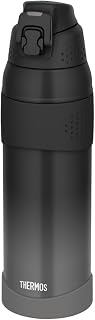 Thermos FJR-1501 BK-G Vacuum Insulated Sports Bottle, 0.3 gal (1.5 L), Black Gradient, For Cold Retention